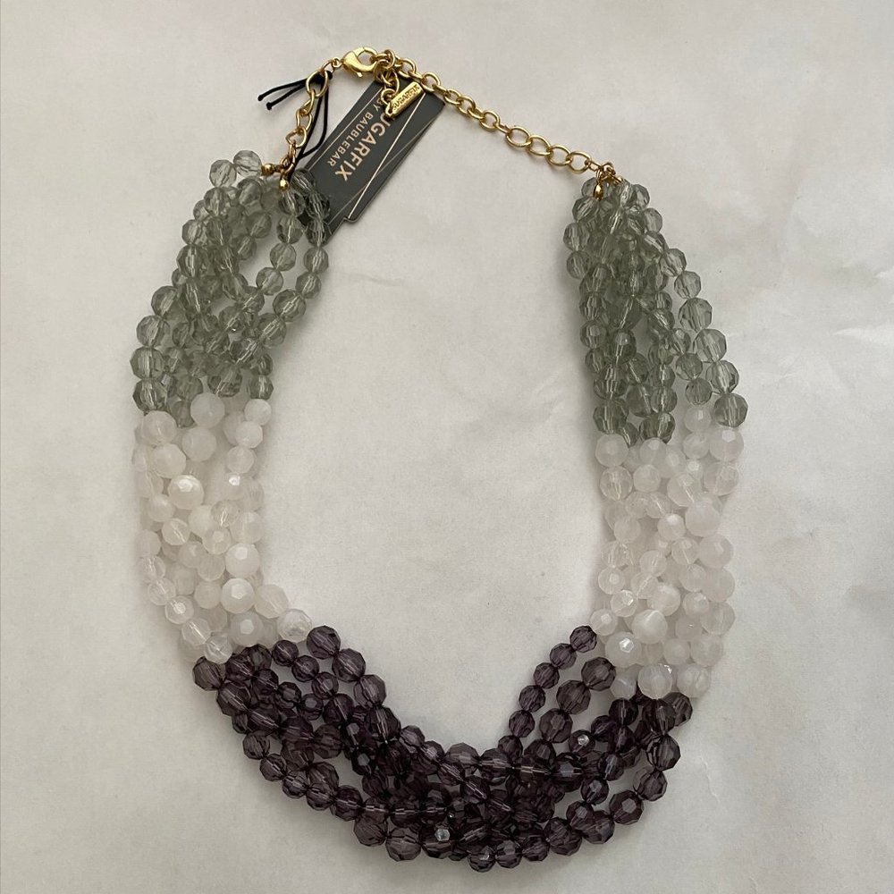 Sugarfix by Baublebar black/white/grey necklace